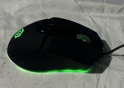 CYBERPOWERPC Gaming Optical Mouse RGB Wired Black Elite Pro