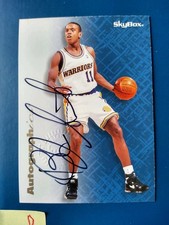 1996-97 SkyBox Premium B.J. Armstrong Autographics Black Ink Warriors AUTO