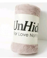 Pink Throw Blanket ROSE  50"x 60  Lil' Marshmallow Great Christmas Gift Untied