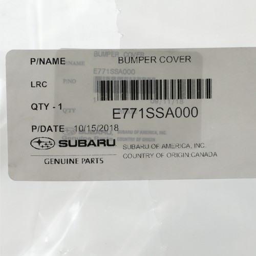 2003-2008 Subaru Forester Rear Bumper Cover Guard Protector OEM NEW E771SSA000 - Picture 4 of 4