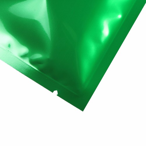100/500/1000 glänzend grün Heißsiegel offene Füllung Probengröße Verpackungsbeutel - Bild 10 von 10