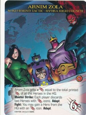HYDRA HIGH COUNCIL UD Marvel Legendary SHIELD MASTERMIND TACTIC ARNIM ZOLA