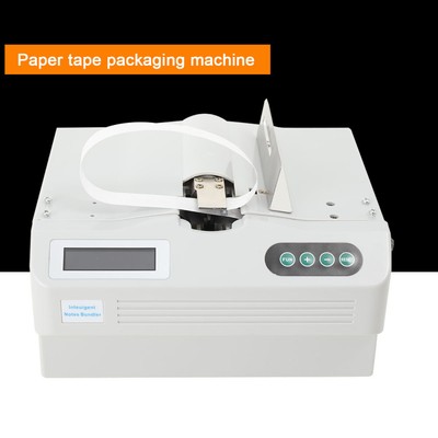 Automatic Paper Tape Packaging Machine Small Banknote Binding Machine 110V