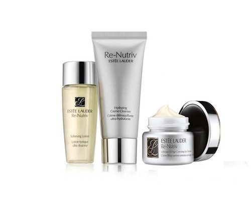 Estee Lauder Re-Nutriv Ultimate Lift Age-Correcting,Softening Lotion,Cleanse Set - 第 1/3 張圖片