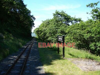 FOTO RHIWFRON BAHNHOF TAL DER RHEIDOL EISENBAHN LANGE BEVOR ES EIN ''RICHTIGER'' WURDE