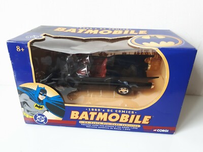 Batmobile 1960 - Figurine Corgi Classics 1/24, Modèle 2004 Scellé Sous Blister - Collection Batman