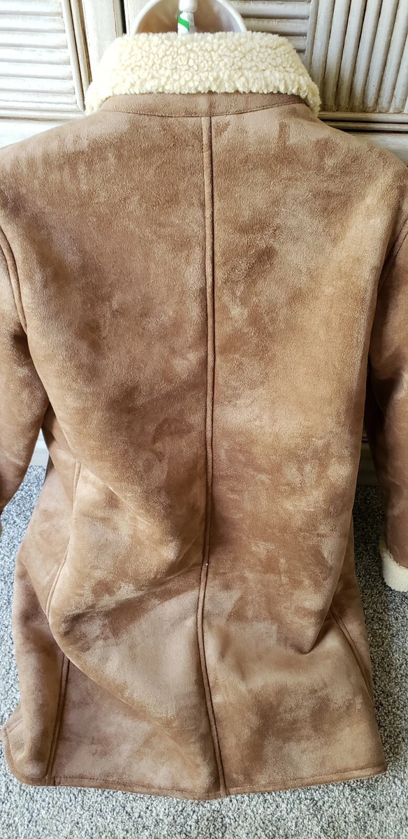 Lands end shearling shop coat