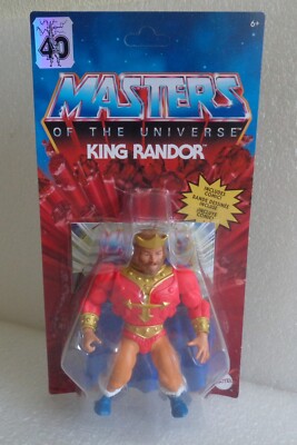 NEW MATTEL 2022 MOTU HE-MAN MASTERS OF THE UNIVERSE KING RANDOR 40TH ORIGINS