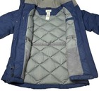 LL Bean Vintage Women's Medium Blue 80% Goose Down Faux Fur Trim Puffer Jacket — photo 5