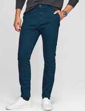Men's Skinny Fit Hennepin Chino Pants - Goodfellow  Co - Frothy Blue