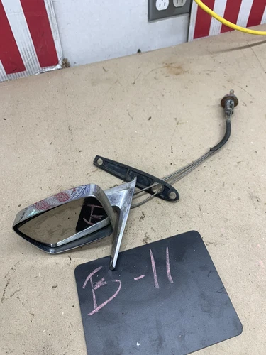 1967 67 1968 68 Ford Mustang Fairlane Galaxie Remote Mirror LH C7AB-17743-B