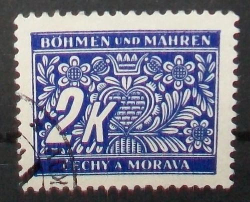 N°2202B STAMP DEUTSCHES REICH BOHMEN UND MAHREN CANCELED Aus