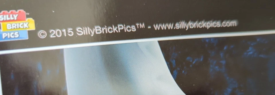 LEGO Poster 12x18 2015 SillyBrickPics Dinosaur Jurassic Park - Image 2 of 2