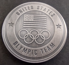 United States Olympic Team - Team USA - 1 oz .999 Fine Silver Round *Antiqued* 79.98 per troy oz