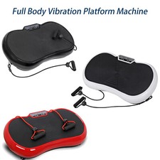 Vibration Plat Fitness Platform Exercise Machine Whole Body Black/White/Red