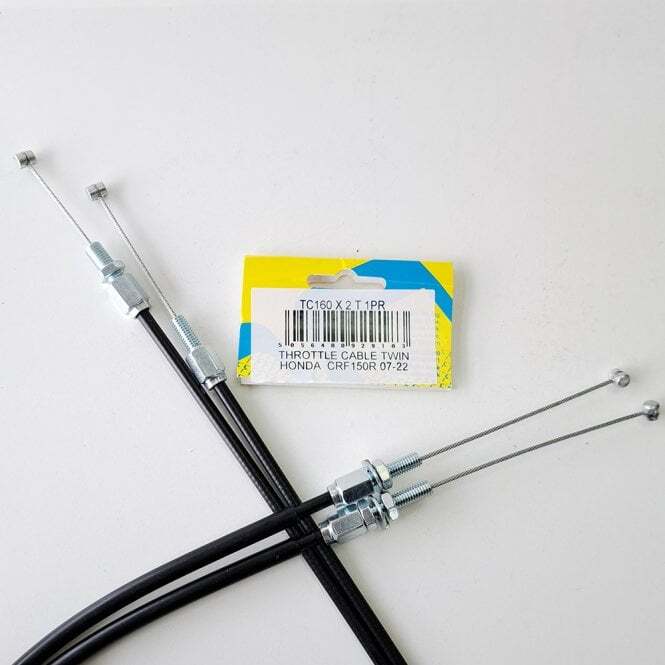 Apico MX Motocross Bike Twin Throttle Cable - Honda CRF150 2007-2024