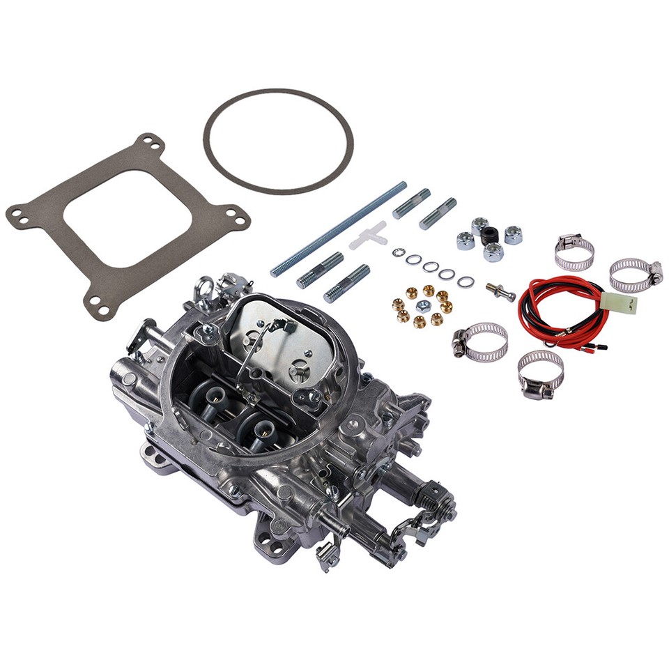 4Barrel Marine Carburetor Replace Edelbrock 1409 Electric Choke Carb 600 CFM eBay
