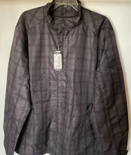 North End Sport Men's Lightweight Water Resistant Black Jacket XLarge NWT