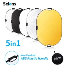 47"x 31" Collapsible Oval Portrait Photography Studio 5 in 1 Light Reflector