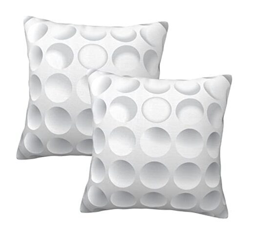 Throw Pillow Covers 18x18 Inch Farmhouse Home Room Decor for Bedroom Golf Ball-image