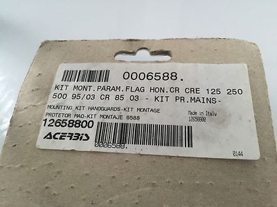 Kit Montage Protège-main Acerbis Pour Honda CR 125/250/500 (1995-2003) & CR 85 (2003) - Neuf