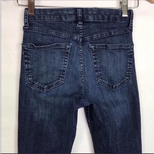 Topshop Women's Jamie Skinny Jeans Size 26 Petite Dark Blue Wash High Rise - Picture 8 of 9