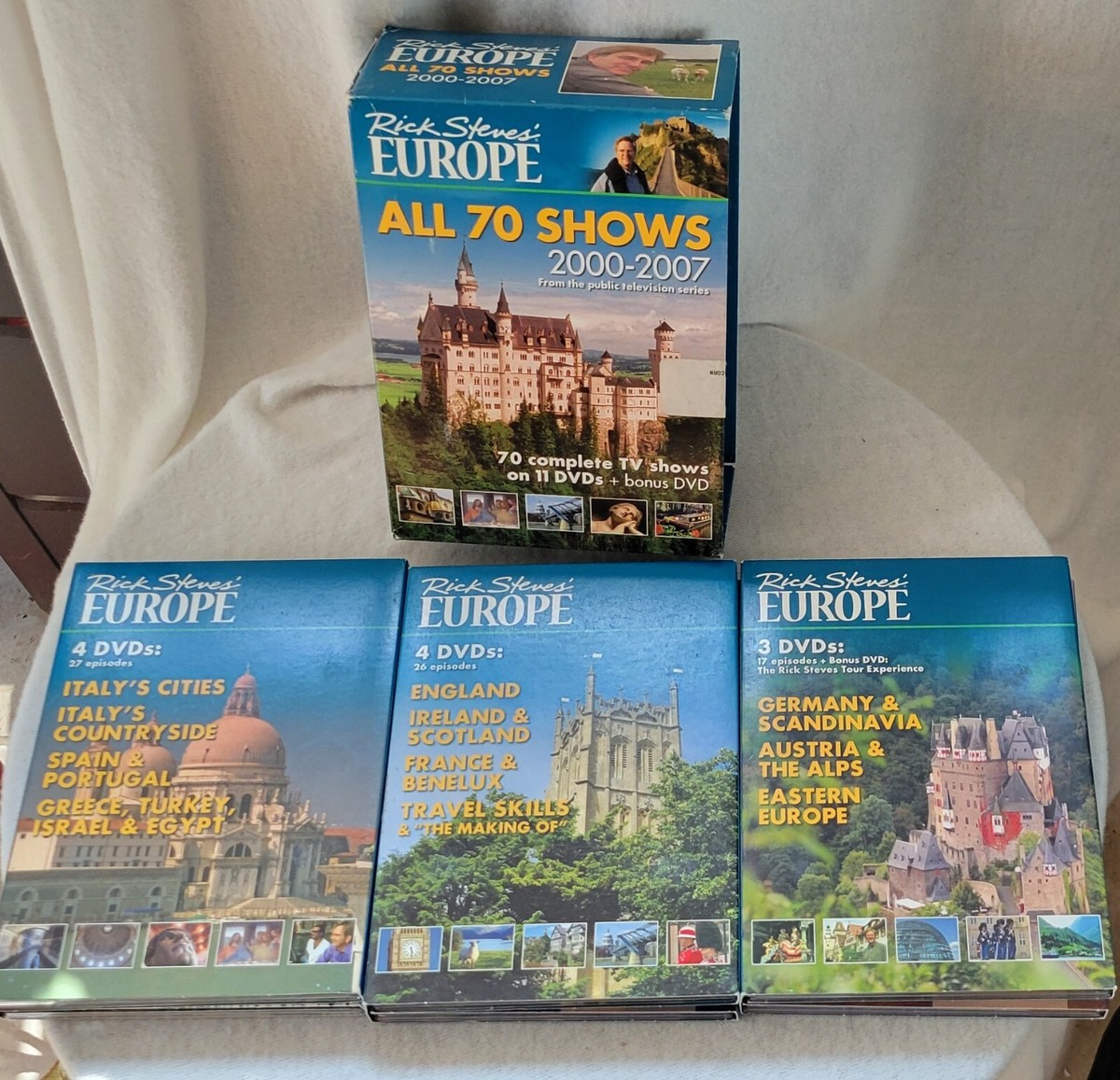 Rick Steve's Europe 2000-2007: All 70 Shows (DVD, 2007, 12-Disc