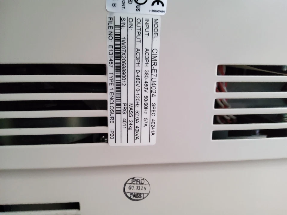 vfd variable frequency drive 40hp 480 volt - Image 3 of 3