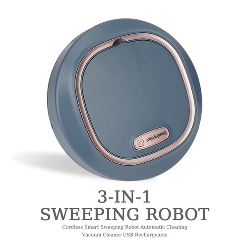 Rechargeable Smart Sweeping Robot Vacuum Cleaner Automatic Floor Mop Sweeper - Picture 7 of 15