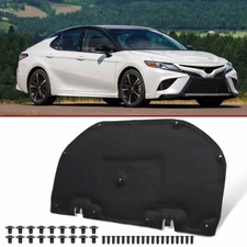 For Toyota Camry 2018-2022 Cotton Hood Engine Sound Heat Insulation Pad Black US