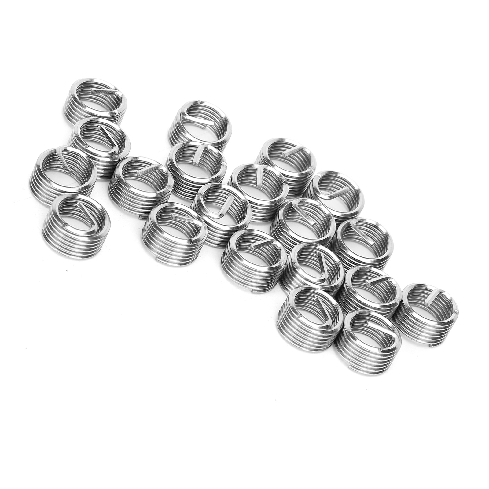 20 X Thread Repair Sleeve Bushing Screw Stainless Steel Thread Insert