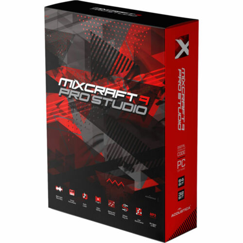 Acoustica Mixcraft 9 Pro Studio Windows Music Production Software Download *New* - Picture 1 of 2