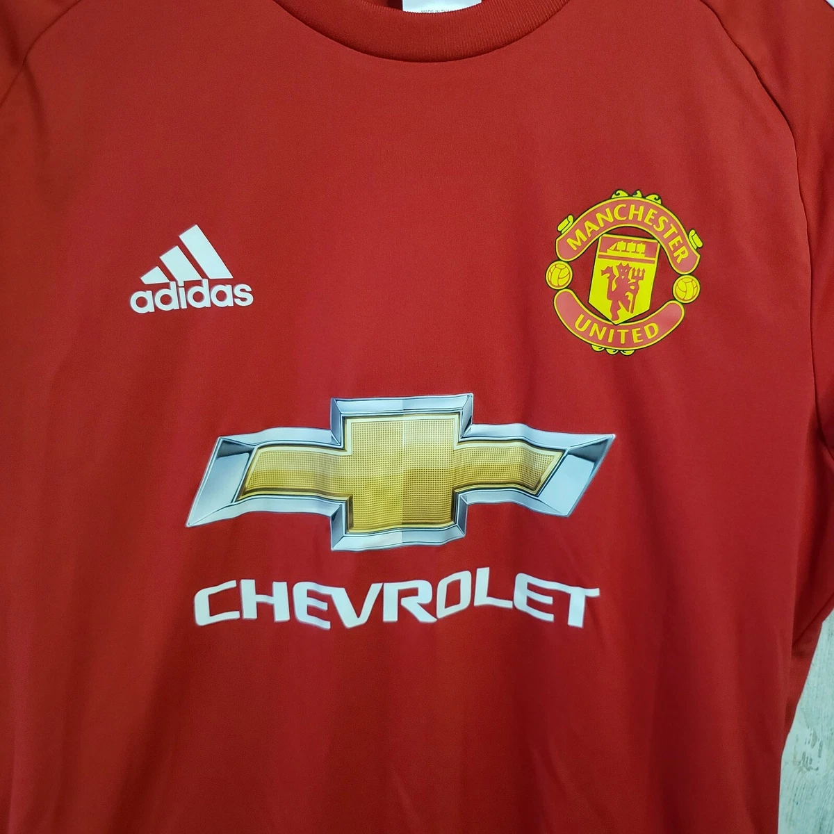 adidas Manchester United L/S Retro Jersey - Real Red - SoccerPro