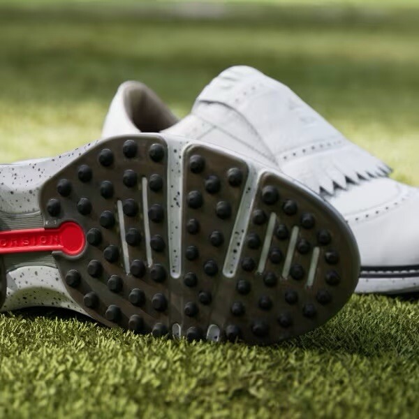 Adidas MC87 Spikeless Golf White Iron Metallic Men display picture 3