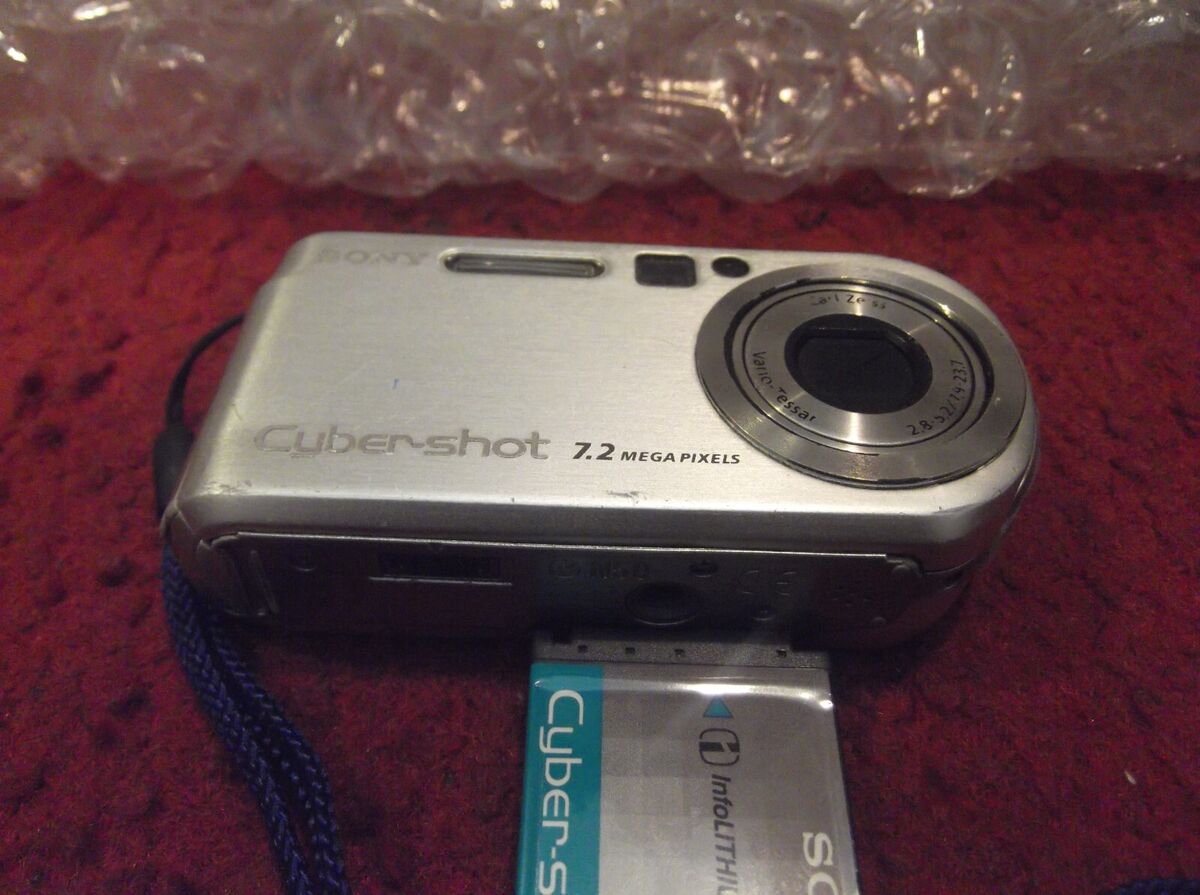 Sony Cyber-Shot DSC-P200 7.2MP 3x Digital Camera - Silver | eBay