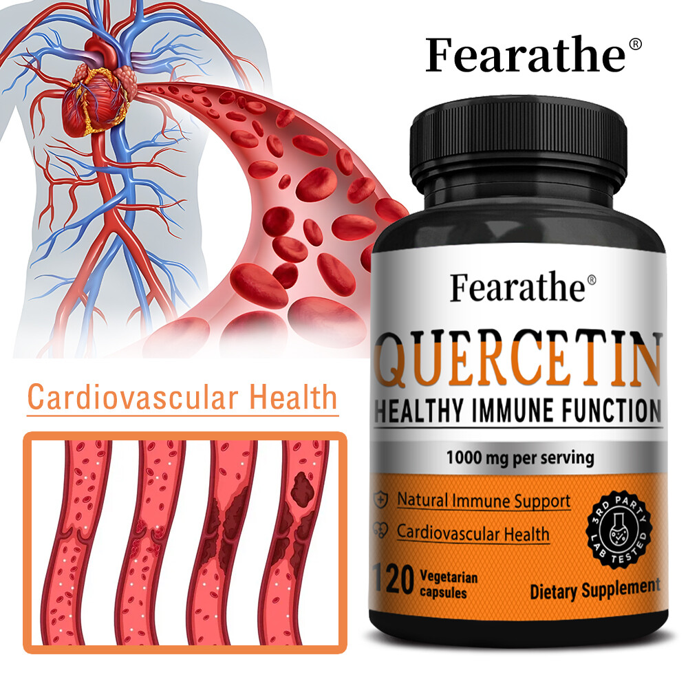 Quercetin 1000 mg - Natural Immune Support Plant Based Supplement