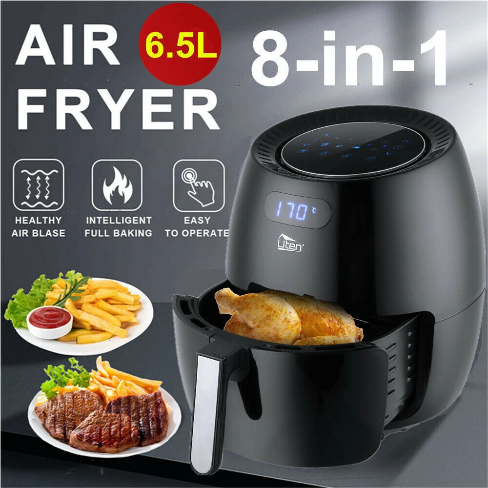 1700W Extra Large Deep Air Fryer LCD Display Temperature Control 6.8QT 8 Presets
Opens in a new wind