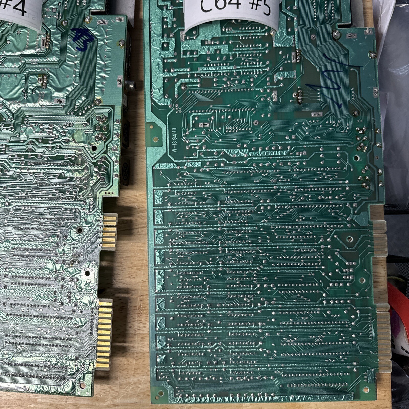 Lot of 6 Commodore 64 motherboards for parts or repair Missing Parts eBay