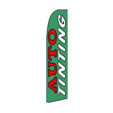 Auto Tinting Swooper Flutter Feather Flag 3ft W x 11.5ft Tall