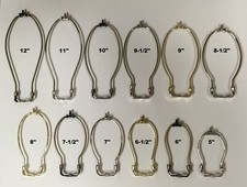 Lamp Parts-Lamp HARP W/Saddle 5" to 12" Heavy Duty 3 Finishes: AB,PB,PN 1 Pc.