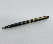 Vintage Pembrooke Roller Ball Pen Lacquered Green Brass Clip Unique Color 6
