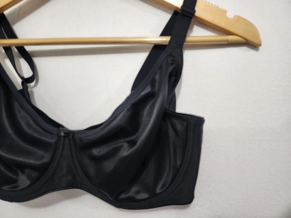 Sujetador Fantasie Suavizante Balcón Con Aros Sin Forro 4520 Negro EE. UU. Talla 34 DDD Foto 3 de 4