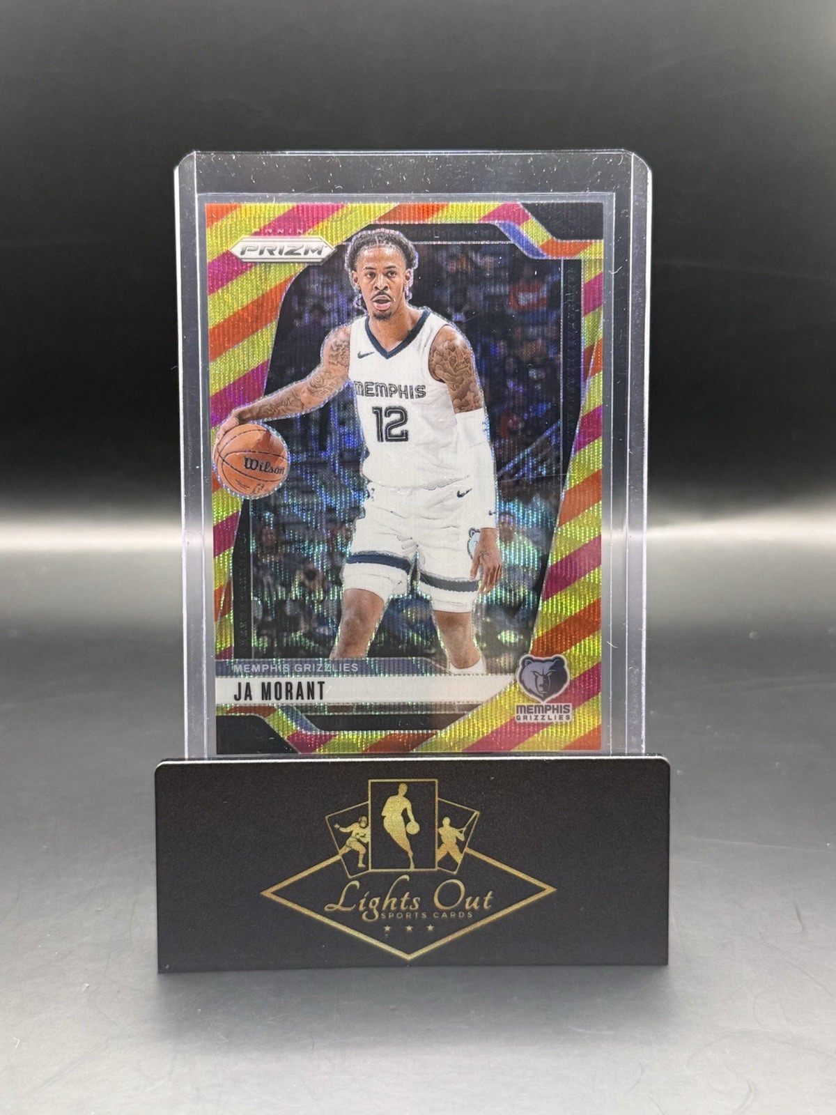 2024-25 Panini Prizm Ja Morant #64 Multi Wave Prizm #05/88 SP Memphis Grizzlies