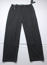 Kenneth Cole Men's Relaxed Taper Fit Crop Slacks EJ3 Charcole Mix Size 32 NWT
