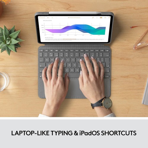 Logitech Combo Touch iPad Pro 11-inch(1st, 2nd, 3rd, 4th gen - 2018, 2020, 2021, - Bild 10 von 10