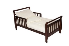 Minky Dot Chenille 4 Piece Toddler Bedding Set, Cream, for Boys and Girls