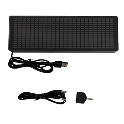 Audio Analyzer 21,8*2,8*7,2cm 7 Color Mode VFD Audio Ambient DisplayClock