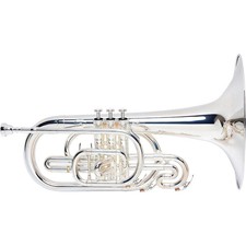 Yamaha YMP204M Series Marching F Mellophone Silver