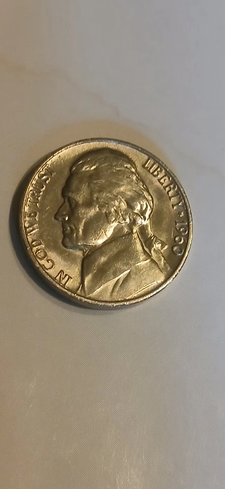 1960 Double Die Reverse Philadelphia Jefferson Nickel With Full Steps-High Grade - Image 2 of 4