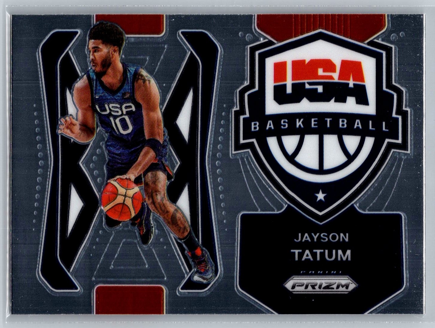 2021-22 Panini Prizm USA Basketball #1 Jayson Tatum Team USA